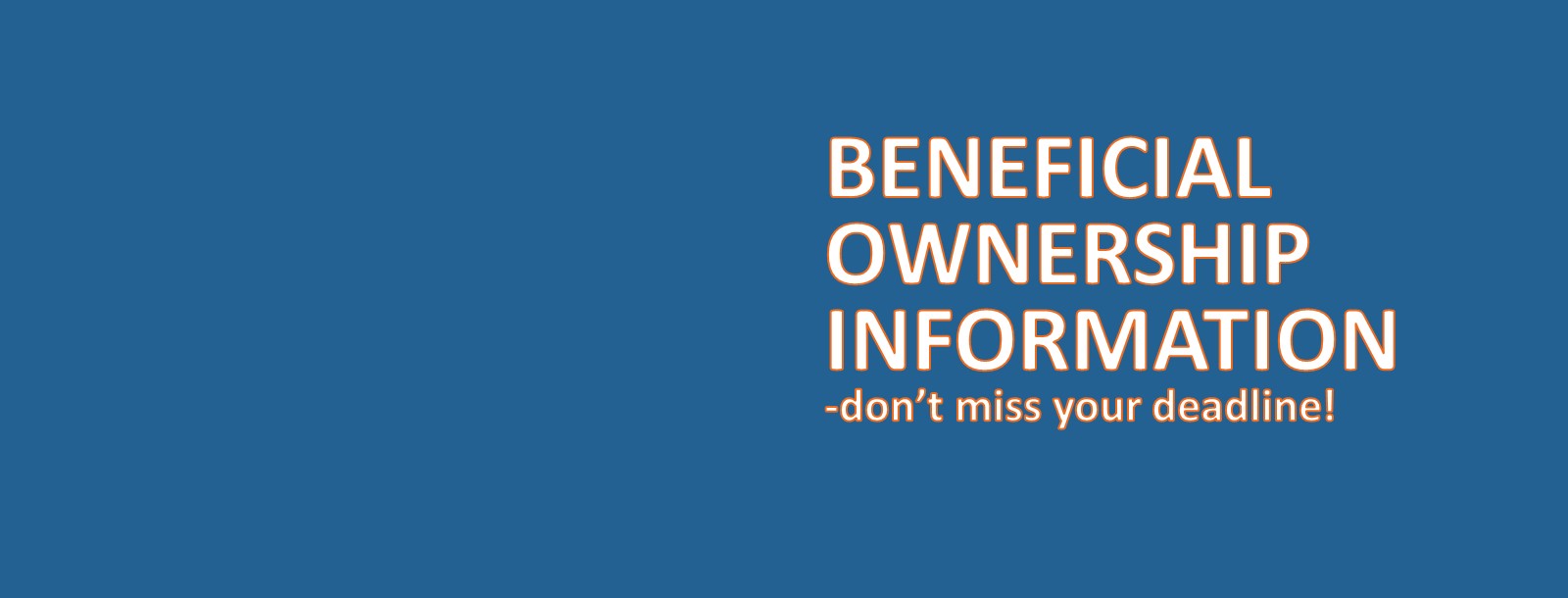 Beneficial Ownership Information